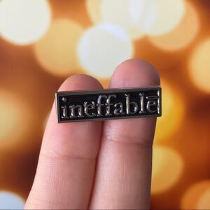 Ineffable Small Enamel Pin/ Brooch Lapel